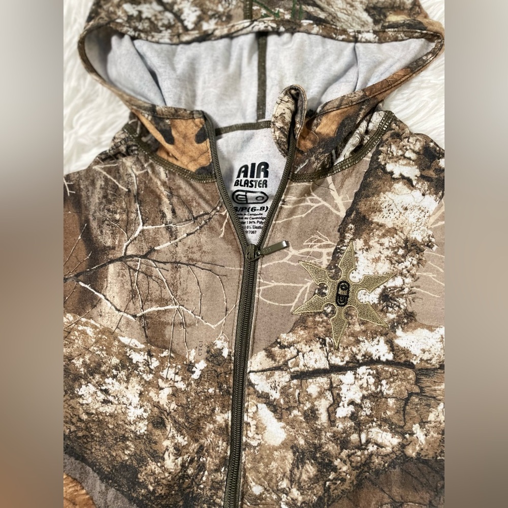 Airblaster Youth S 6-8 Ninja Suit One Piece Camouflage Realtree Camo Base Layer - Picture 3 of 8